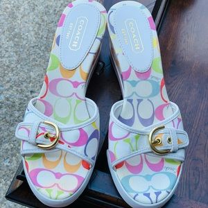Coach sandals size 8